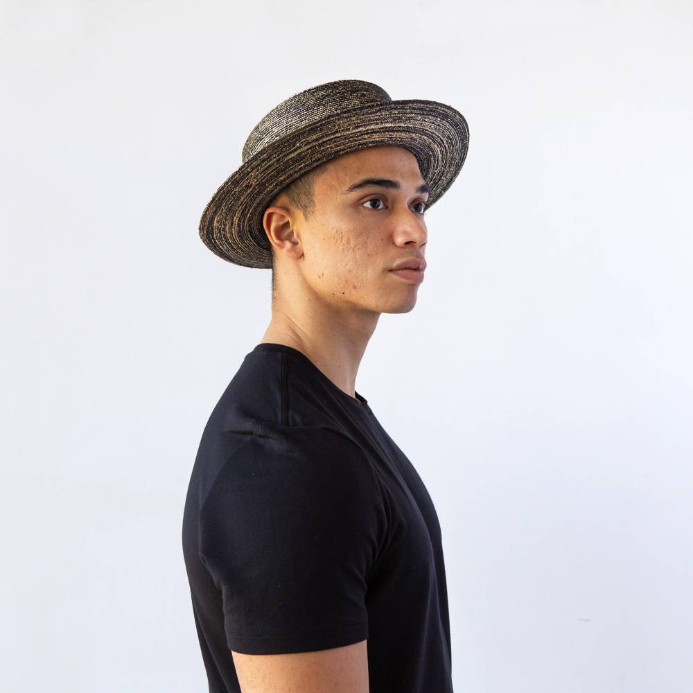 Reinhard Plank ZEUS PAGLIA A SPIRALE NERO LAVATO