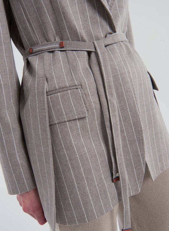 Lorena Antoniazzi GIACCA IN LANA E CASHMERE STRETCH