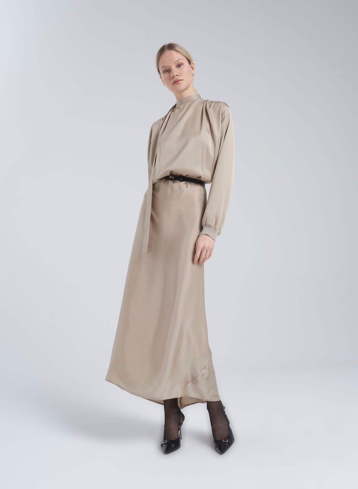 Lorena Antoniazzi ABITO IN TWILL DI SETA