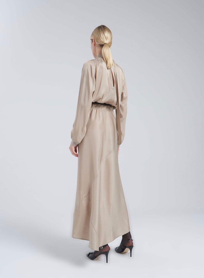 Lorena Antoniazzi ABITO IN TWILL DI SETA