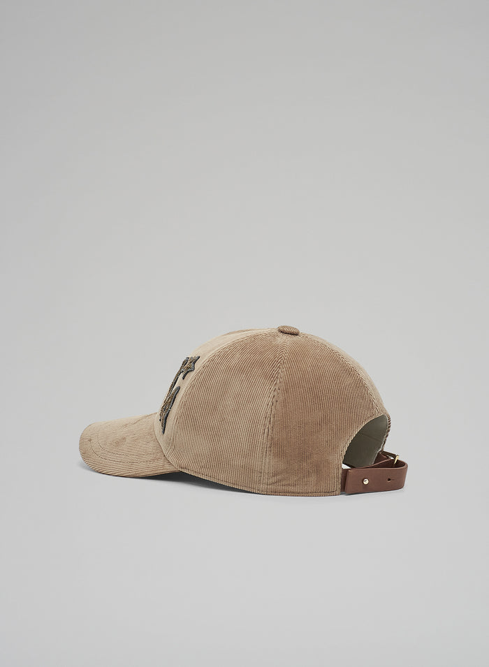 Lorena Antoniazzi BASEBALL CAP IN VELLUTO