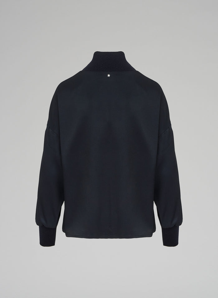 Lorena Antoniazzi BLUSA IN TWILL DI SETA