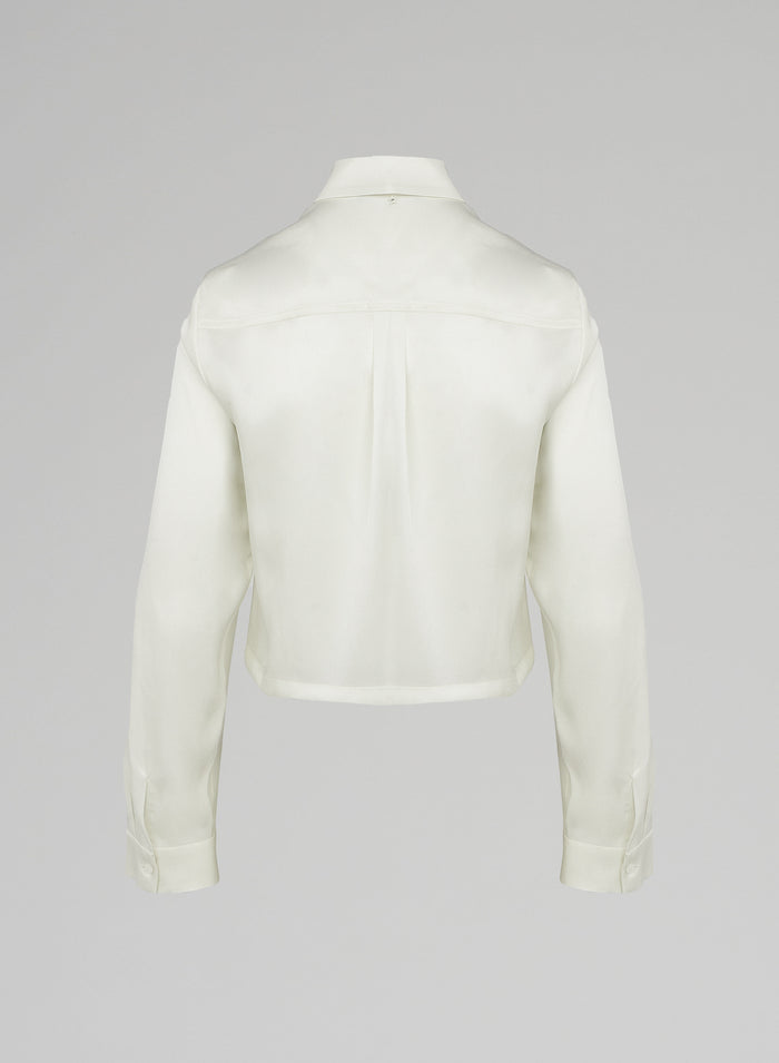 Lorena Antoniazzi BLUSA IN TWILL DI SETA