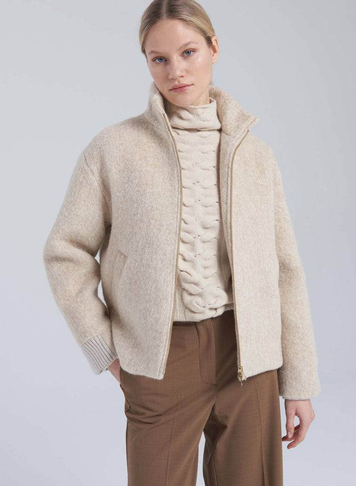 Lorena Antoniazzi BOMBER IN ALPACA E LANA