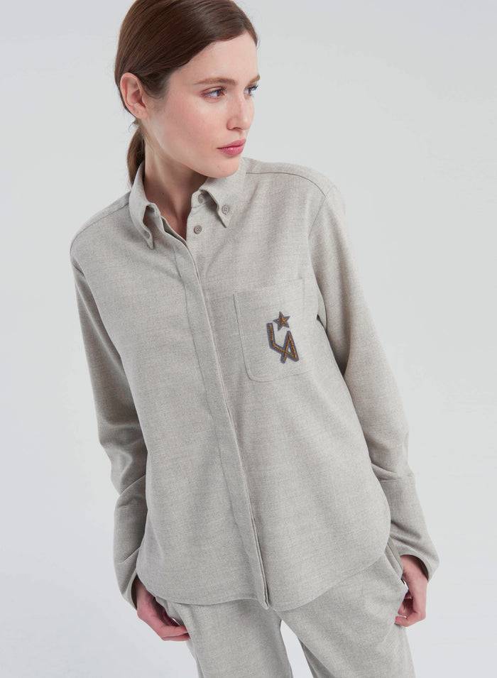 Lorena Antoniazzi CAMICIA IN FLANELLA