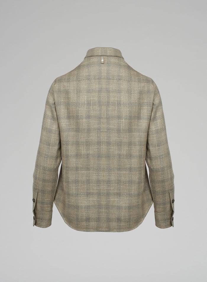 Lorena Antoniazzi CAMICIA IN LANA E VISCOSA