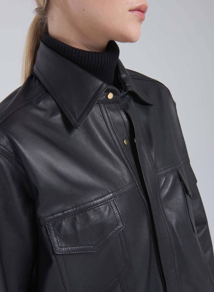 Lorena Antoniazzi CAMICIA IN PELLE