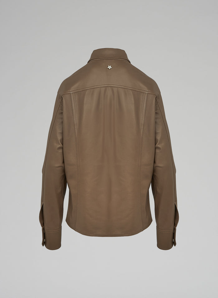 Lorena Antoniazzi CAMICIA IN PELLE