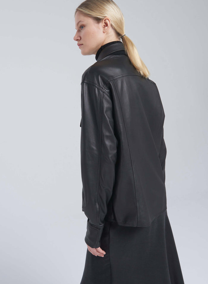 Lorena Antoniazzi CAMICIA IN PELLE