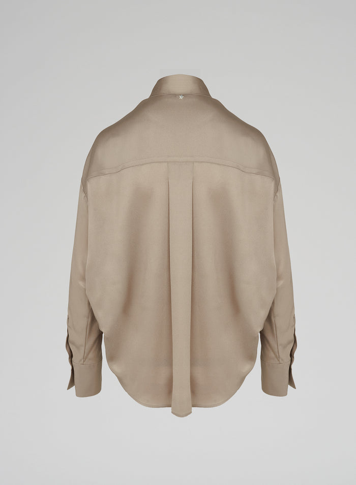 Lorena Antoniazzi CAMICIA IN TWILL DI SETA