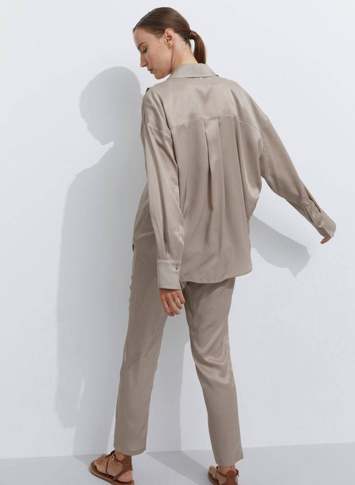 Lorena Antoniazzi CAMICIA IN TWILL DI SETA