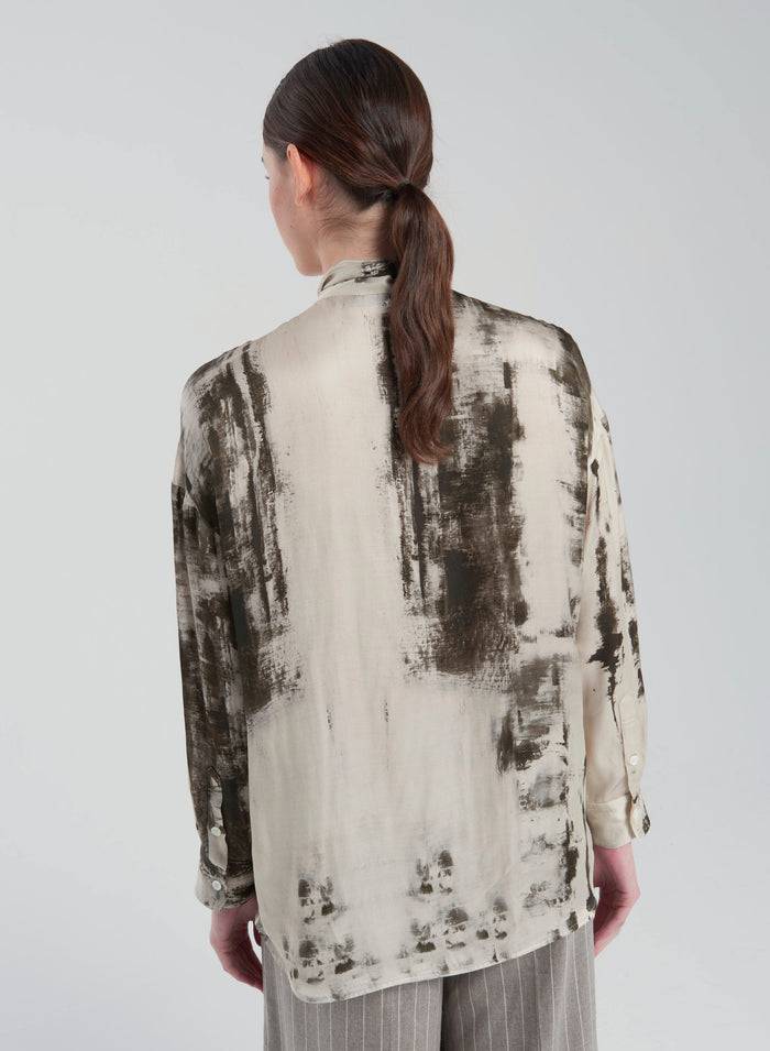 Lorena Antoniazzi CAMICIA IN VISCOSA STAMPATA