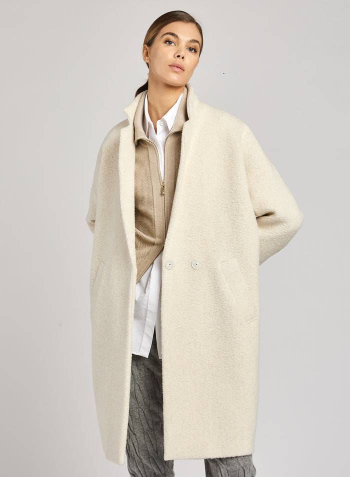 Lorena Antoniazzi CAPPOTTO BOUCLE' IN ALPACA