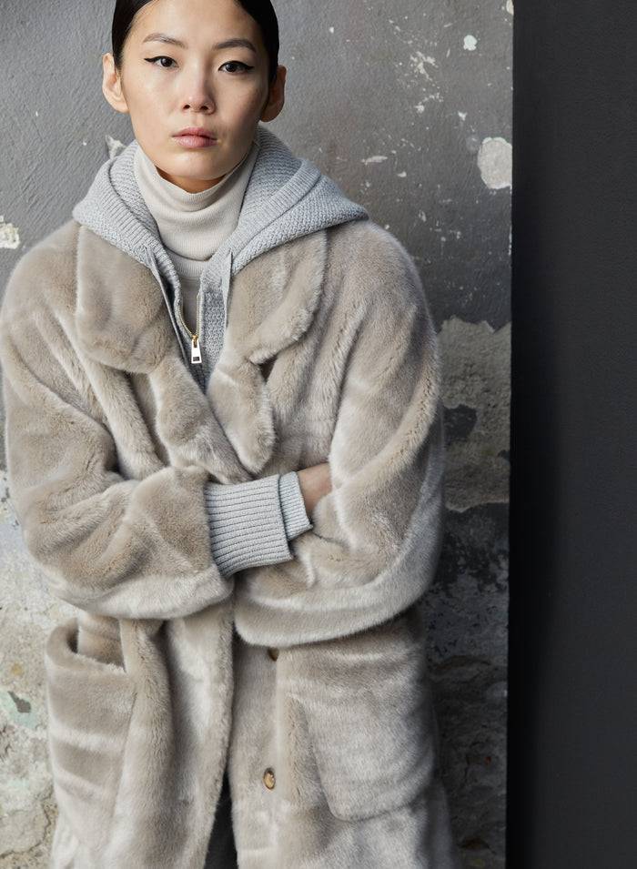 Lorena Antoniazzi CAPPOTTO IN ECOFUR