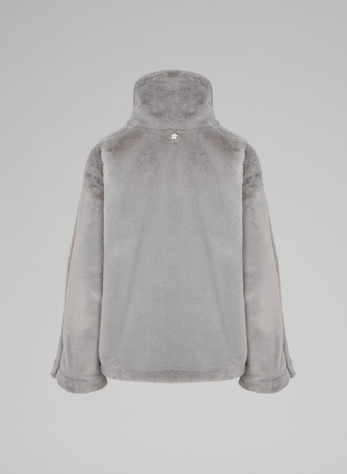 Lorena Antoniazzi CAPPOTTO IN ECOPELLICCIA