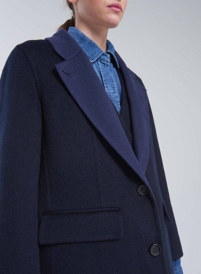 Lorena Antoniazzi CAPPOTTO IN LANA E ANGORA