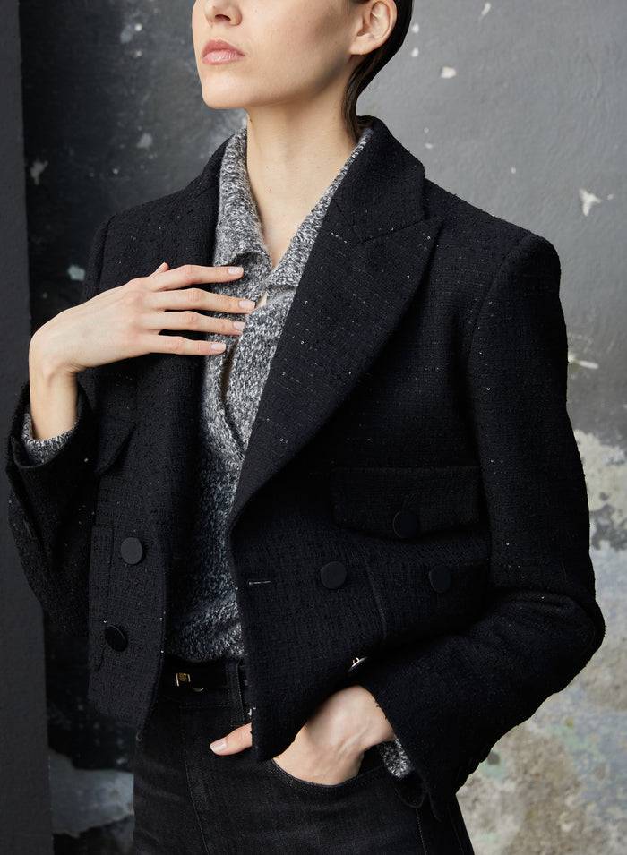 Lorena Antoniazzi GIACCA CROP IN LANA