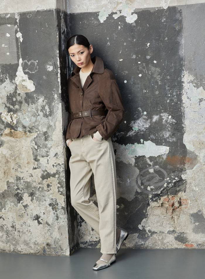 Lorena Antoniazzi GIACCA IN CAMOSCIO