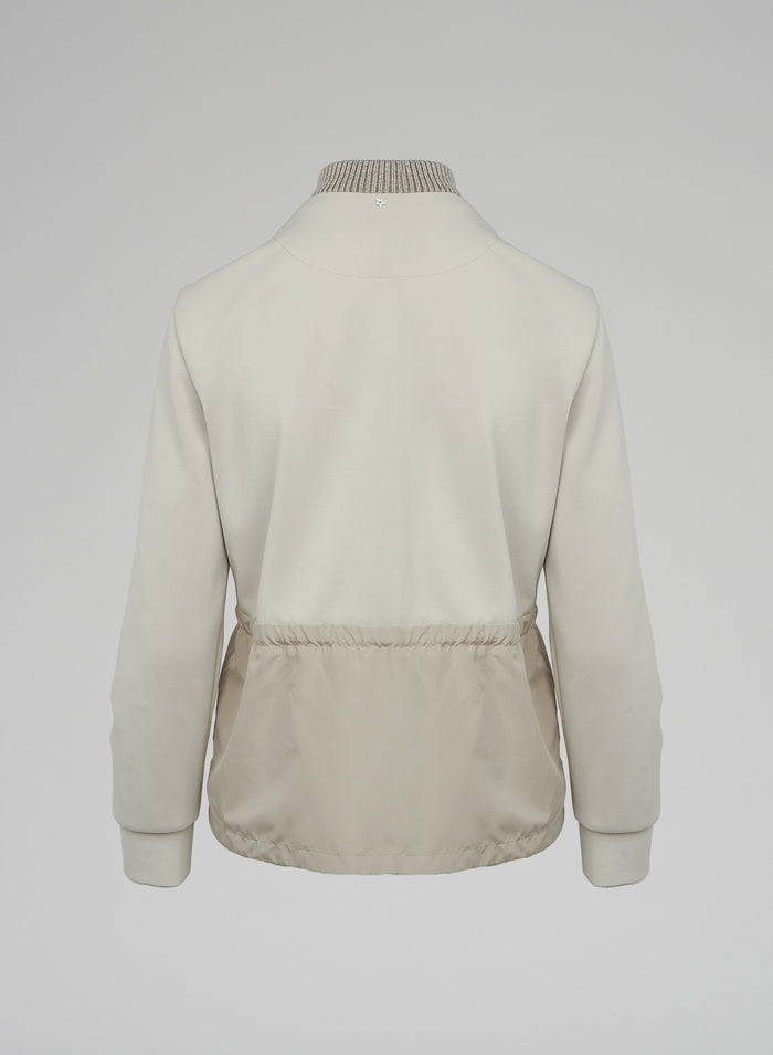 Lorena Antoniazzi GIACCA IN COTONE E NYLON