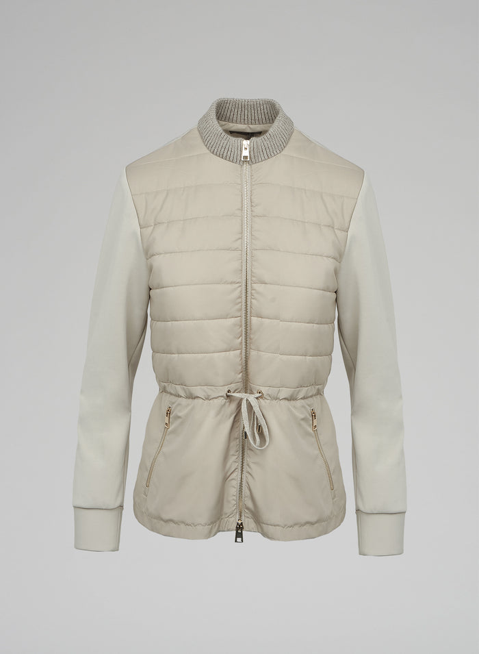 Lorena Antoniazzi GIACCA IN COTONE E NYLON