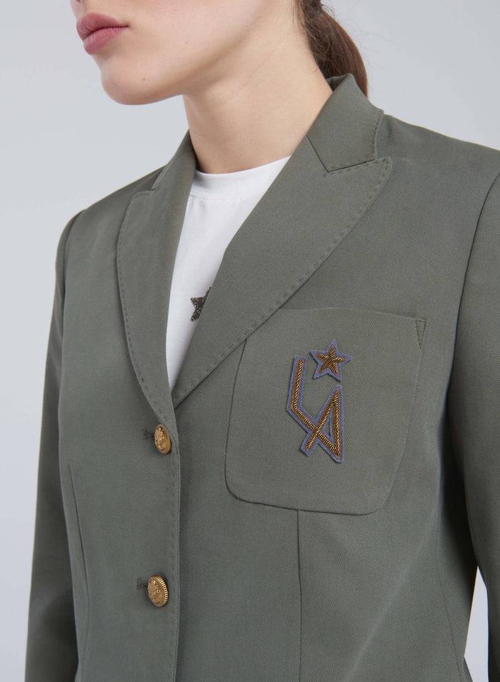 Lorena Antoniazzi GIACCA IN COTONE STRETCH