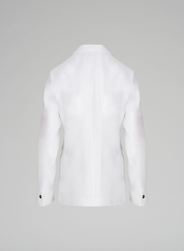 Lorena Antoniazzi GIACCA IN LINO E VISCOSA