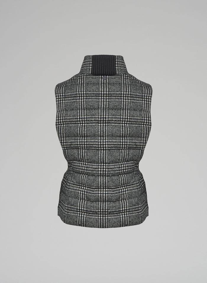 Lorena Antoniazzi GILET IMBOTTITO IN LANA E ALPACA