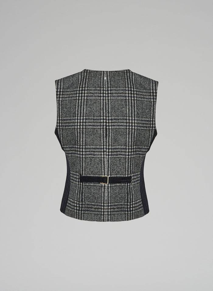 Lorena Antoniazzi GILET IN ALPACA E LANA