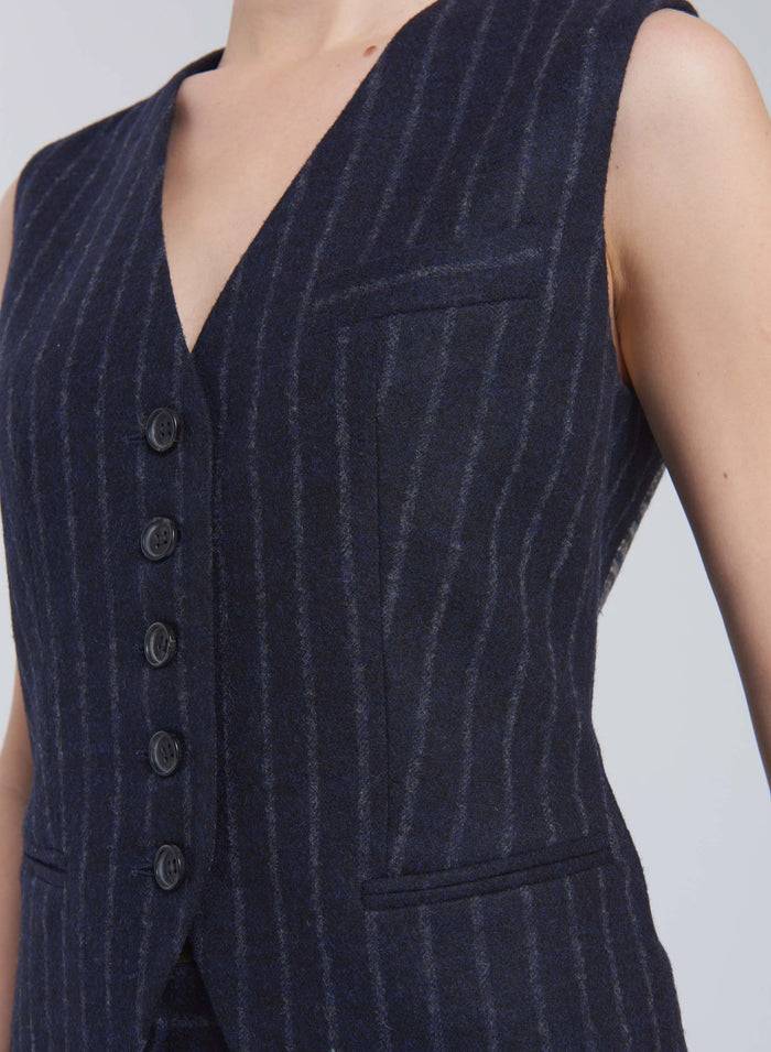 Lorena Antoniazzi GILET IN ALPACA E LANA