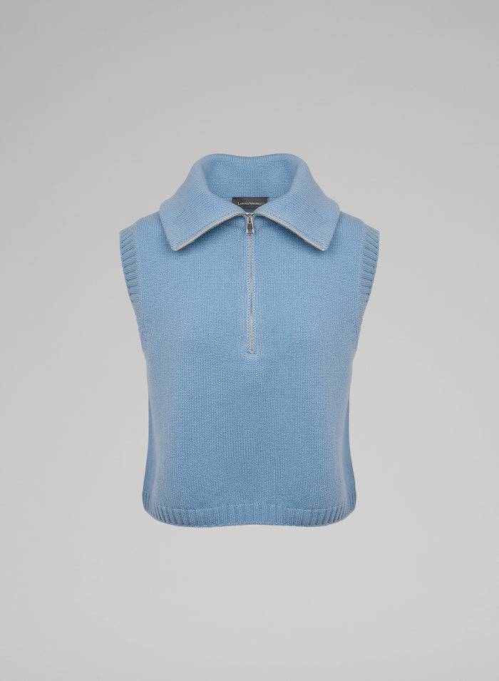 Lorena Antoniazzi GILET IN CASHMERE