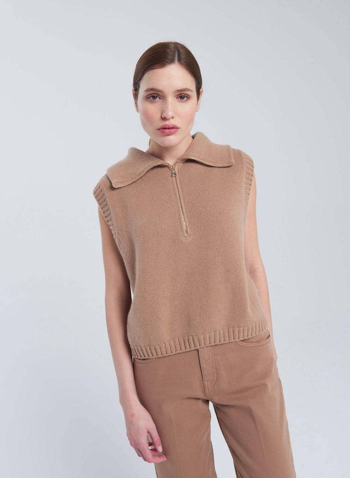 Lorena Antoniazzi GILET IN CASHMERE