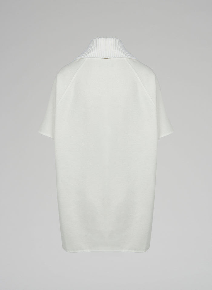 Lorena Antoniazzi GILET IN LANA E ANGORA