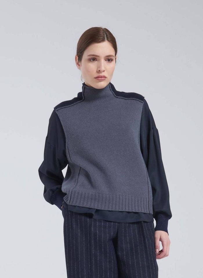 Lorena Antoniazzi GILET IN MAGLIA