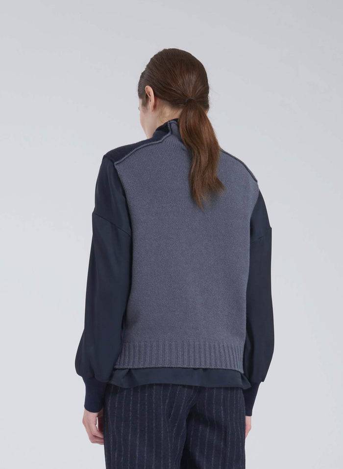 Lorena Antoniazzi GILET IN MAGLIA