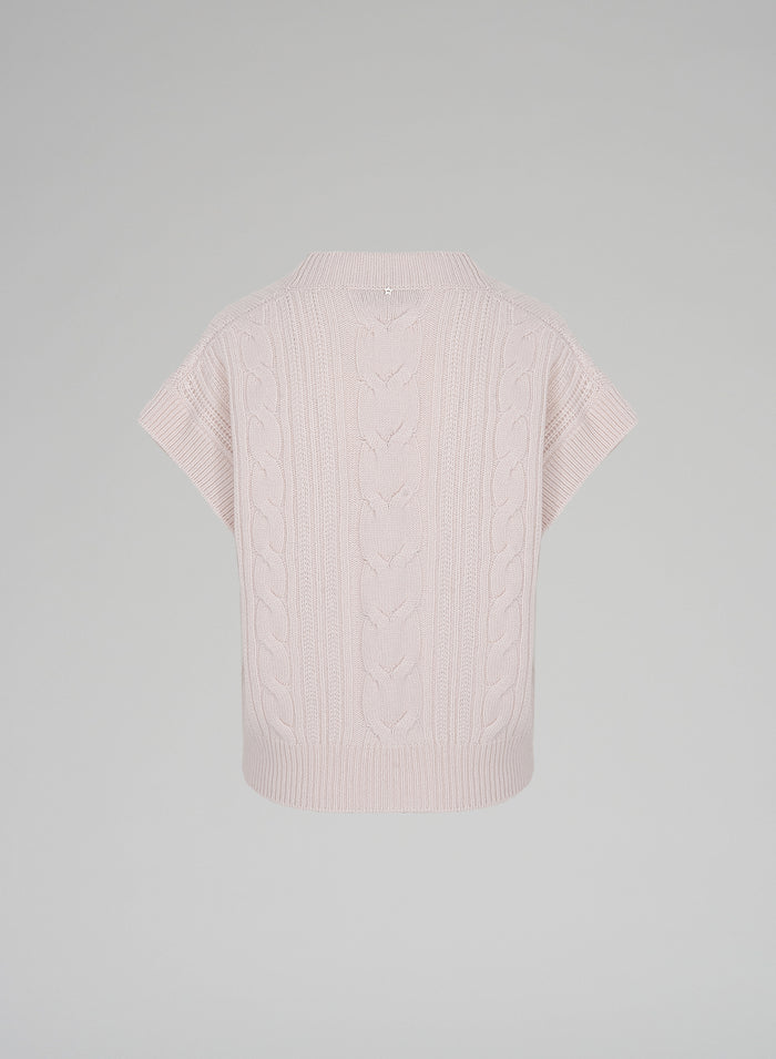 Lorena Antoniazzi GILET IN MAGLIA