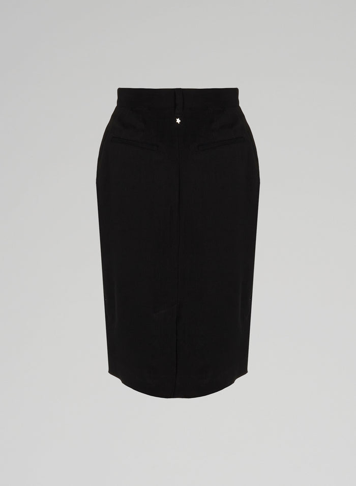 Lorena Antoniazzi GONNA IN POPELINE DI LINO