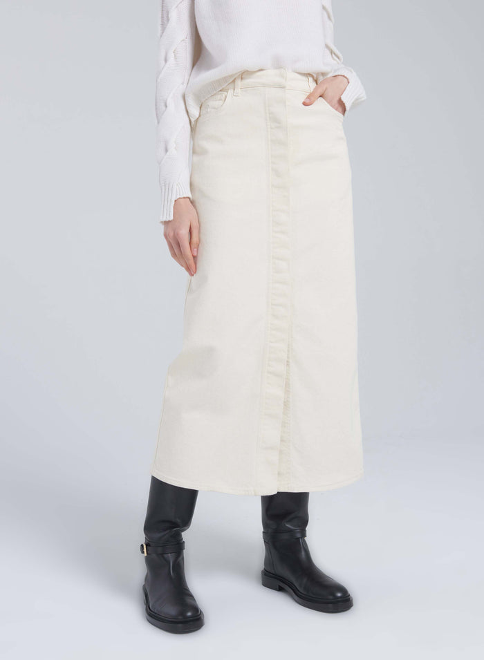 Lorena Antoniazzi GONNA MIDI IN DENIM