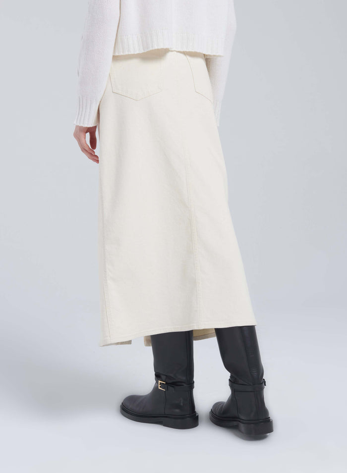 Lorena Antoniazzi GONNA MIDI IN DENIM