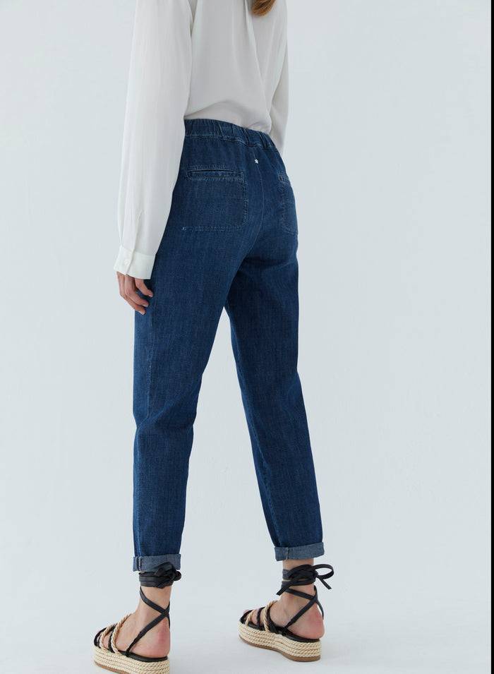 Lorena Antoniazzi JOGGERS IN DENIM