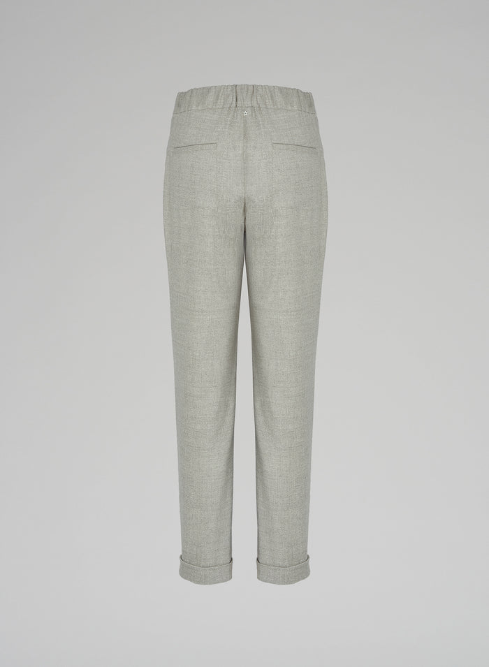 Lorena Antoniazzi JOGGERS IN FLANELLA