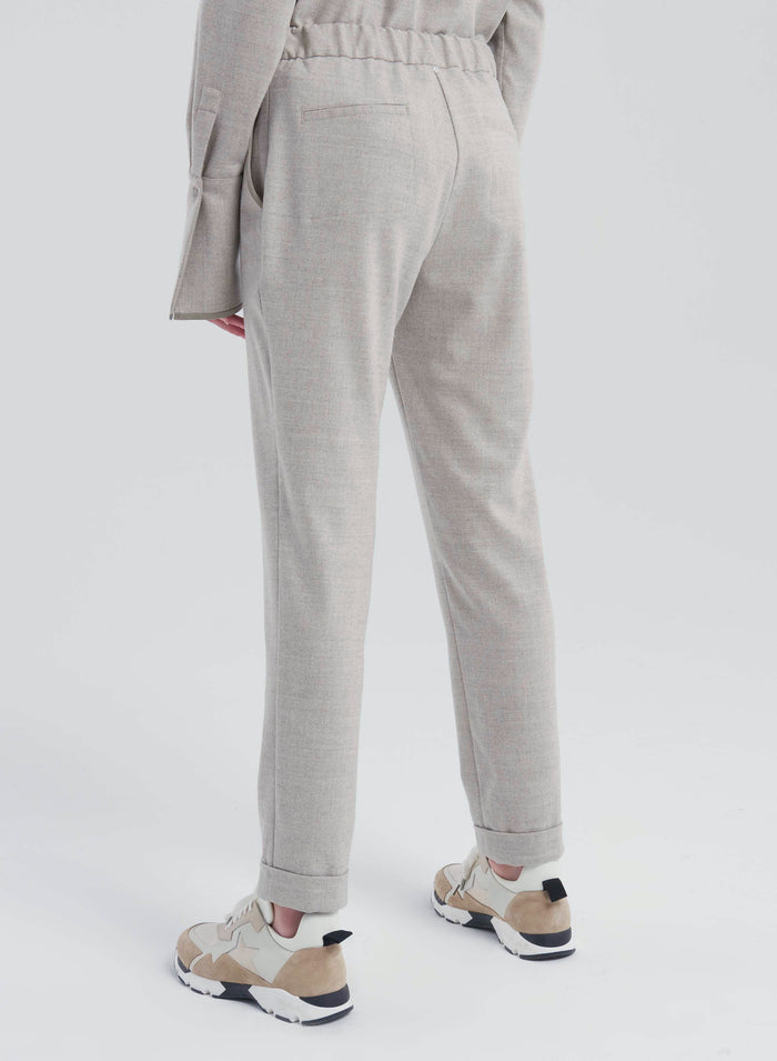 Lorena Antoniazzi JOGGERS IN FLANELLA
