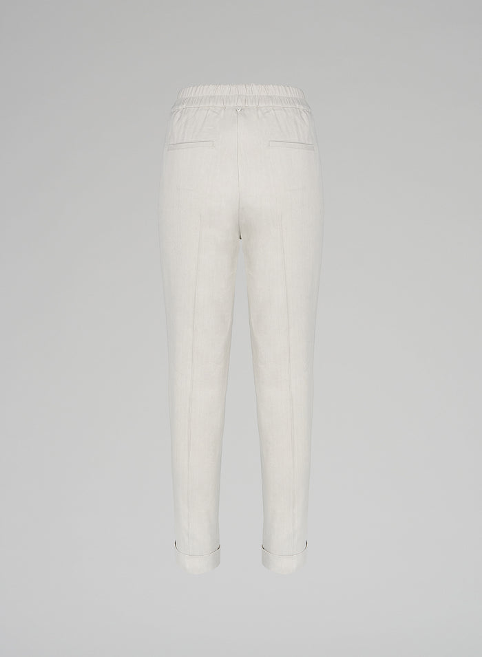 Lorena Antoniazzi JOGGERS IN LINO