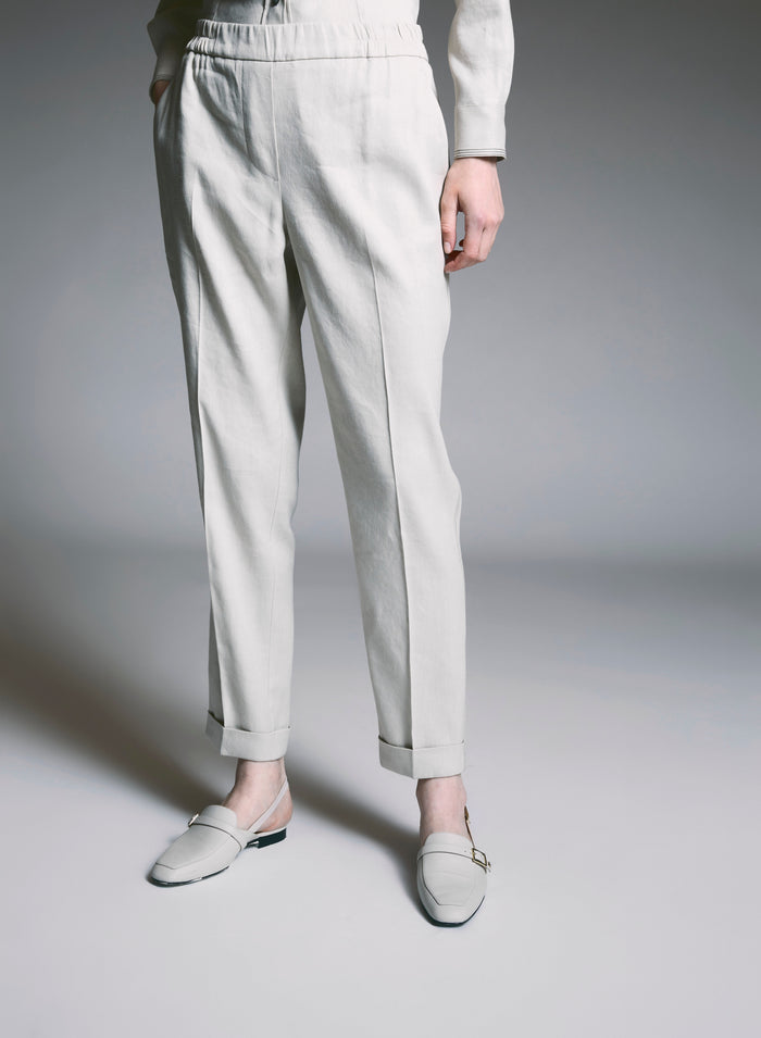 Lorena Antoniazzi JOGGERS IN LINO