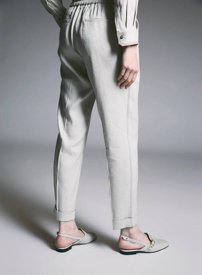 Lorena Antoniazzi JOGGERS IN LINO