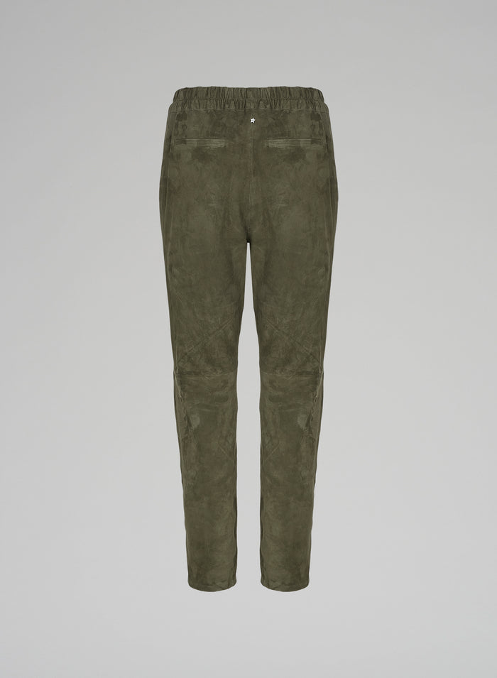 Lorena Antoniazzi JOGGERS IN SUEDE