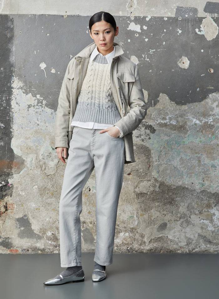 Lorena Antoniazzi MAGLIA A TRECCE SFUMATE