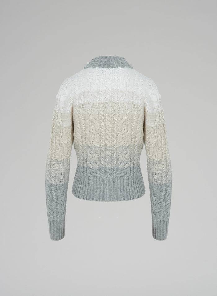 Lorena Antoniazzi MAGLIA A TRECCE SFUMATE