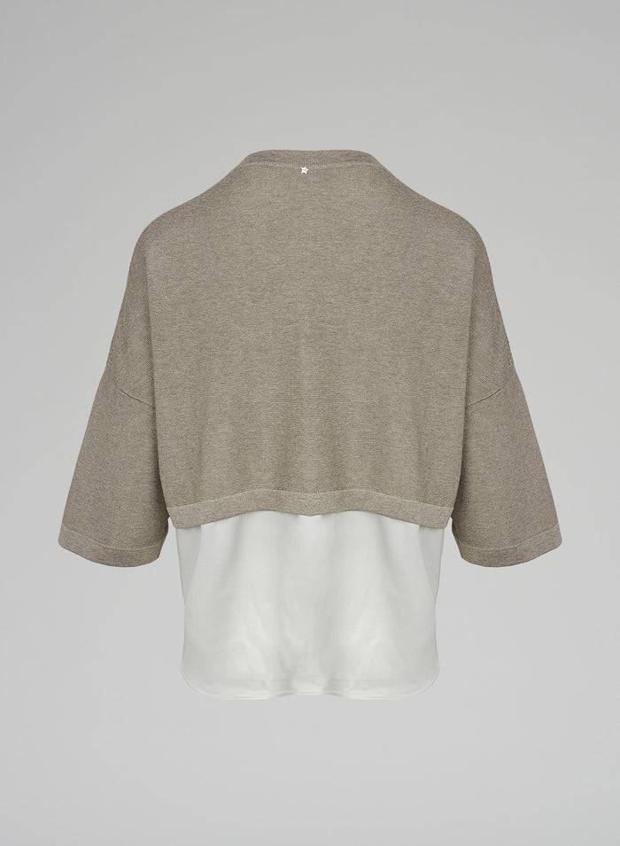 Lorena Antoniazzi MAGLIA CON CAMICIA