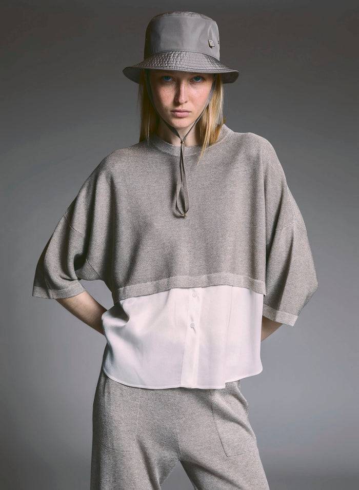 Lorena Antoniazzi MAGLIA CON CAMICIA