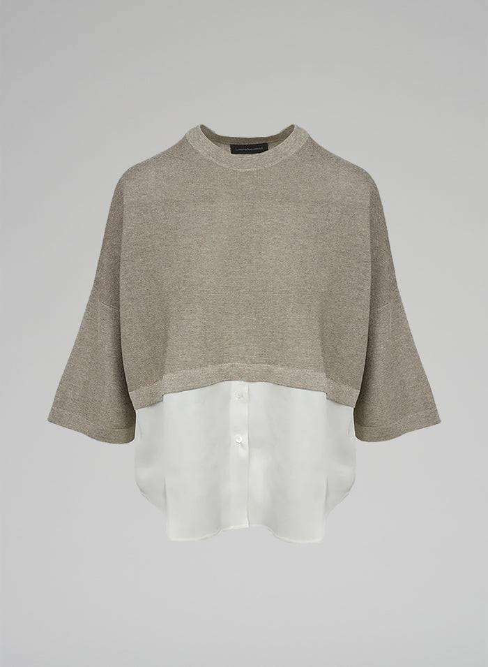 Lorena Antoniazzi MAGLIA CON CAMICIA